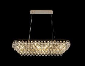 IL32821  Coniston Linear Pendant 8 Light (15.7kg) French Gold